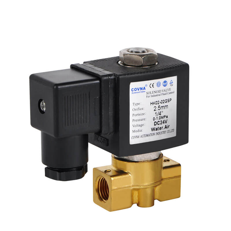 HK02 Compact Design Solenoid Valve – Brass